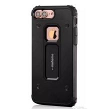Силиконов гръб TPU MOTOMO Hybrid с твърда част 2в1 за Apple iPhone 7 Plus - черен