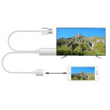 Lightning to HDMI Cable Charging Function/ Кабел за свързване и зареждане от Lightning към HDMI за мобилни устройства с Lightning