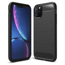 Силиконов калъф / гръб / TPU за Apple iPhone 11 Pro 5.8'' - черен / carbon