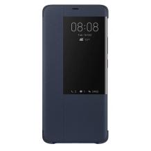 Луксозен калъф Smart View Cover за Samsung Galaxy A7 2018 A750F - тъмно син