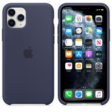 Оригинален гръб Silicone Cover за Apple iPhone 11 6.1" - тъмно син