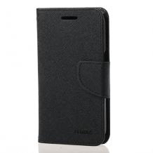 Кожен калъф Flip тефтер Mercury GOOSPERY Fancy Diary със стойка за Samsung Galaxy A3 2016 A310 - черен