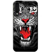 Силиконов калъф / гръб / TPU LUXO за Samsung Galaxy A7 2018 A750F - тигър / сив