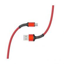 Оригинален USB кабел LDNIO LS-64 Micro USB Cable за Samsung, LG, HTC, Sony, Lenovo и други - червен / 2 метра