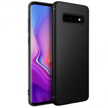 Силиконов калъф / гръб / TPU Magnet Case за Samsung Galaxy S10e / Lite - черен / мат