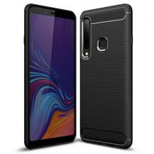 Силиконов калъф / гръб / TPU за Samsung Galaxy A9 A920F 2018 - черен / carbon