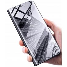 Луксозен калъф Clear View Cover с твърд гръб за Samsung Galaxy S10e - черен