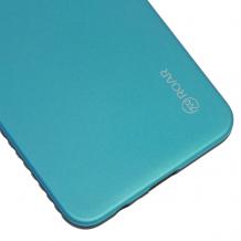 Луксозен силиконов калъф / гръб / TPU Roar Mil Grade Hybrid Case за Samsung Galaxy A8 2018 A530F - Тюркоаз