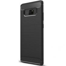 Силиконов калъф / гръб / TPU за Samsung Galaxy Note 8 N950 - черен / carbon