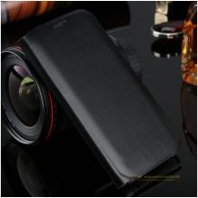 Луксозен кожен калъф Flip тефтер със стойка за Samsung Galaxy A50 / A50S / A30S  - черен
