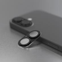 Високо качествен протектор Etteri за задна камера пълна защита за iPhone 17 - Черен