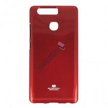 Луксозен силиконов калъф / гръб / TPU Mercury GOOSPERY Jelly Case за Huawei Honor 8 - червен