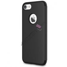 Оригинален калъф Flip Cover тефтер Rock DR.V Invisible Series за Apple iPhone 7 Plus - черен