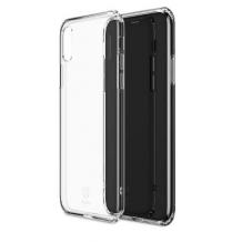 Оригинален силиконов калъф / гръб / TPU Baseus Simple Series (Anti-fall) за Apple iPhone X - прозрачен