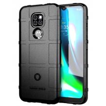 Удароустойчив калъф / гръб / Rugged Shield TPU Case за Motorola Moto E7 Plus - черен