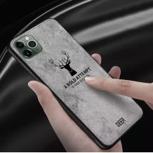 Луксозен гръб Deer за Apple iPhone 11 6.1'' - сив