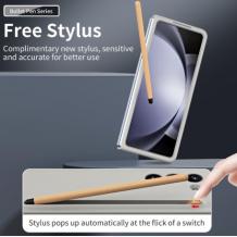 Луксозен калъф с твърд гръб Cover Case за Samsung Z Fold 7 - сив