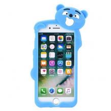 Силиконов калъф / гръб / TPU 3D за Samsung Galaxy J3 2016 J320 - Mr. Bear / син