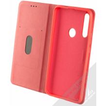 Кожен калъф Forcell Silk Case със стойка за Huawei P Smart Z / Y9 Prime 2019 - червен