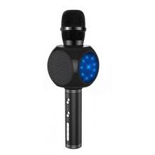 Караоке микрофон с вградени стерео високоговорители / Bluetooth Wireless Microphone Speaker YS-60 - черен