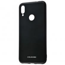 Силиконов калъф / гръб / Molan Cano Glossy Jelly Case за Xiaomi Redmi Note 7 - черен / гланц / брокат
