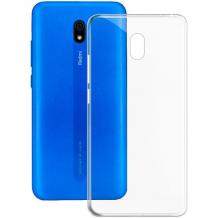 Силиконов калъф / гръб / TPU за Xioami Redmi 8A - прозрачен