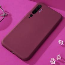 Силиконов калъф / гръб / TPU за Xiaomi Mi Note 10 - лилав / мат