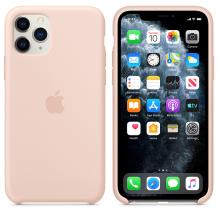 Оригинален гръб Silicone Cover за Apple iPhone 11 Pro Max 6.5" - светло розов