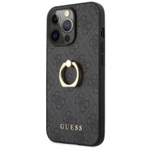 Оригинален гръб Guess с Ring за Apple iPhone 13 Pro Max 6.7"- сив