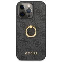 Оригинален гръб Guess с Ring за Apple iPhone 13 Pro Max 6.7"- сив