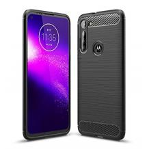 Силиконов калъф / гръб / TPU за Motorola Moto G8 Power Lite - черен / carbon