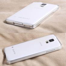 Луксозен метален бъмпер / Bumper Remax за Samsung Galaxy S5 G900 - сребрист