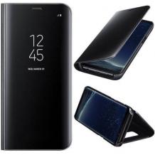 Луксозен калъф Clear View Cover с твърд гръб за Samsung Galaxy S9 G960 - черен