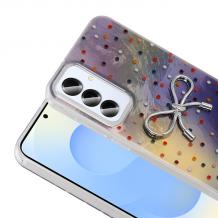 Луксозен силиконов калъф / гръб / TPU Ponti Case за Samsung Galaxy A26 5G - цветен кейс със панделка