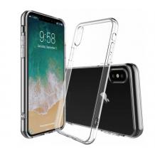 Луксозен силиконов калъф / гръб / TPU Oucase Ultra Slim Series за Apple iPhone X / iPhone XS - прозрачен