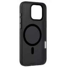 Оригинален удароустойчив гръб TPU кейс Youngkit Hidden Sand Series Case с безжично зареждане MagSafe за Apple iPhone 16 (6.1) - черен