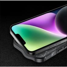 Луксозен силиконов калъф / кейс / TPU Auto Focus за Apple iPhone 16e - черен / Carbon