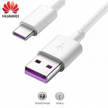 Оригинален USB кабел Type-C за Huawei Mate 30 Pro - бял