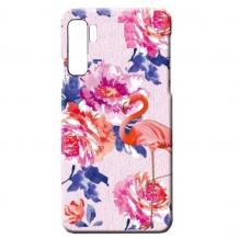 Силиконов калъф / гръб / TPU LUXO за Samsung Galaxy Note 10 Plus N975 - цветя / розово фламинго