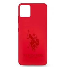 Оригинален силиконов гръб U.S. POLO ASSN. за Apple iPhone 12 /12 Pro 6.1'' - червен
