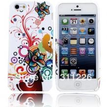 Силиконов калъф / гръб / TPU за Apple iPhone 5 / iPhone 5S - цветен