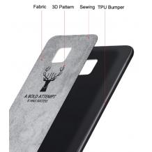 Луксозен гръб Deer за Huawei Mate 20 Pro - тъмно син
