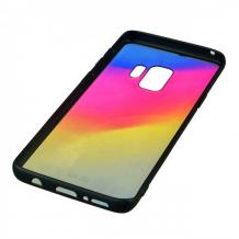 Силиконов калъф / гръб / TPU за Samsung Galaxy S9 Plus G965 - многоцветен / Дъга 1