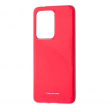 Силиконов калъф / гръб / TPU MOLAN CANO Jelly Case за Samsung Galaxy S10 Lite A91 - розов / гланц / брокат