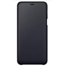 Оригинален калъф Flip Wallet Cover EF-WA605CBEGWW за Samsung Galaxy A6 Plus 2018 - черен