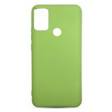 Луксозен силиконов калъф / гръб / Nano TPU за Samsung Galaxy A21s - зелен