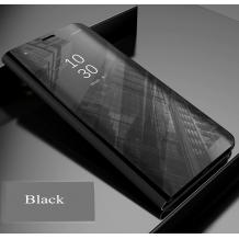 Луксозен калъф Clear View Cover с твърд гръб за Huawei Honor 10 Lite - черен