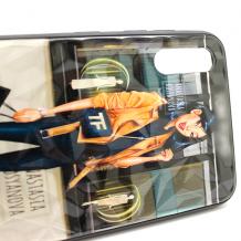 Луксозен твърд гръб 3D за Samsung Galaxy S10 - Girl / призма