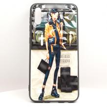 Луксозен твърд гръб 3D за Samsung Galaxy S10 Plus - Girl / призма