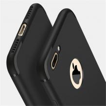 Силиконов калъф / гръб / TPU за Apple iPhone XR - черен / мат